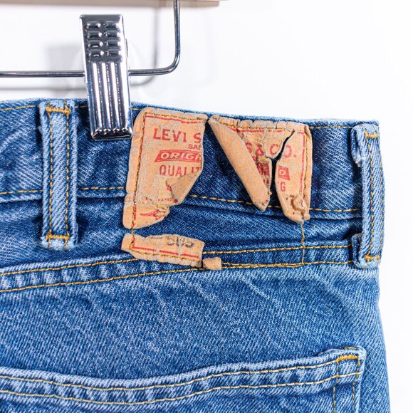 Levis 505 Regular Fit Jeans 38 Y2K Skate Grunge Punk Streetwear - Picture 3 of 10